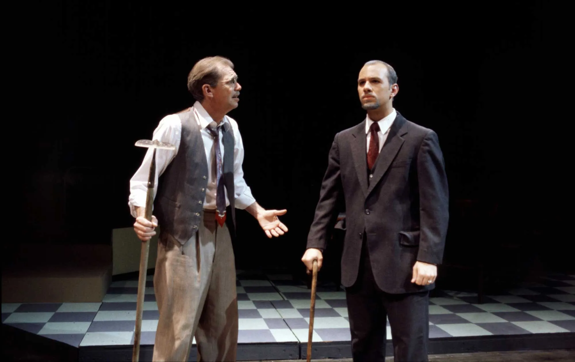 Stage production photo: Death of a Salesman